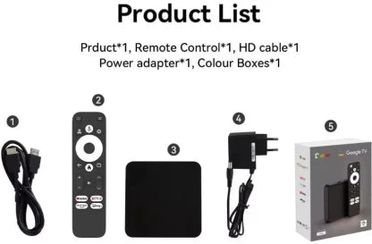 Dcolor TV box: Pre-loaded with apps plus support